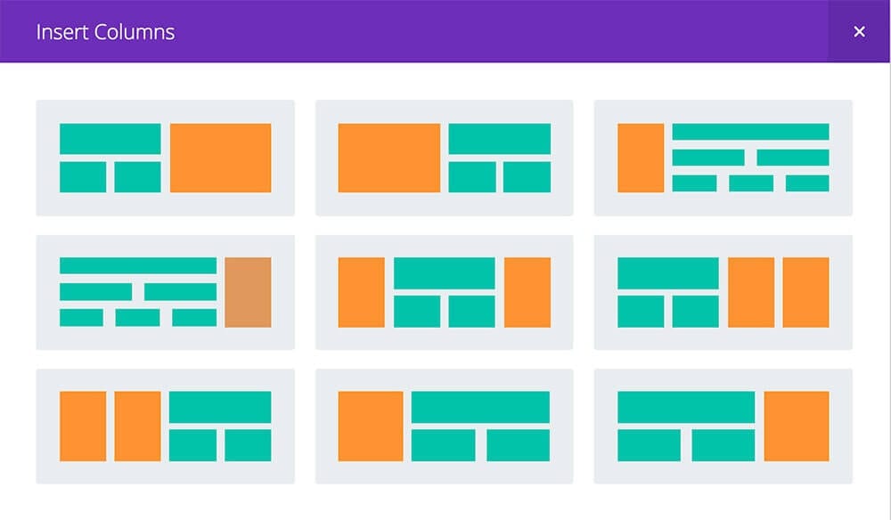 Build your own page layouts